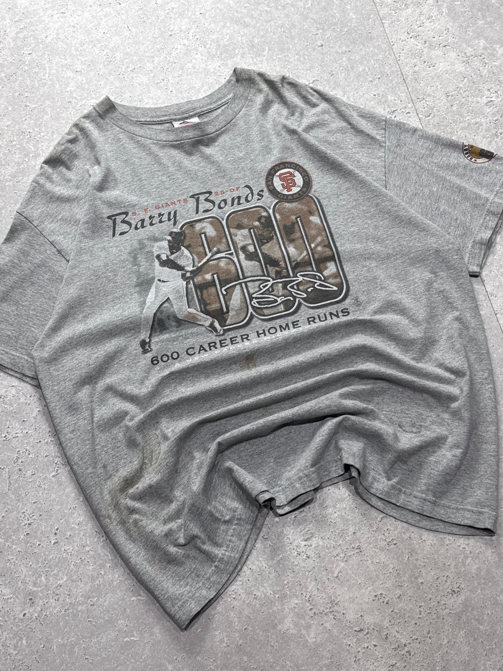 Vintage 2000s San Francisco Giants “Barry Bonds” MLB Player Tee (XXL)
