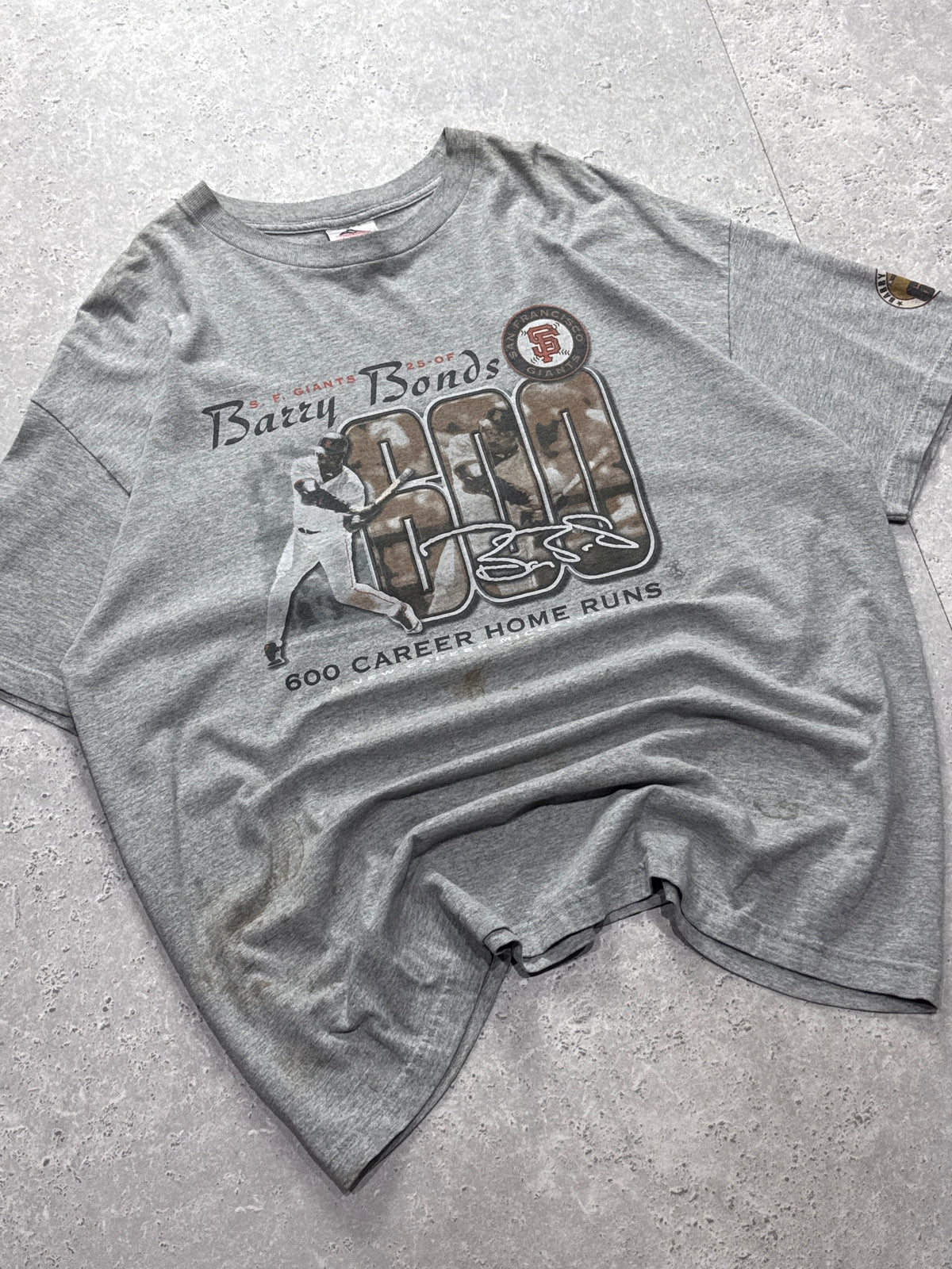Vintage 2000s San Francisco Giants “Barry Bonds” MLB Player Tee (XXL)