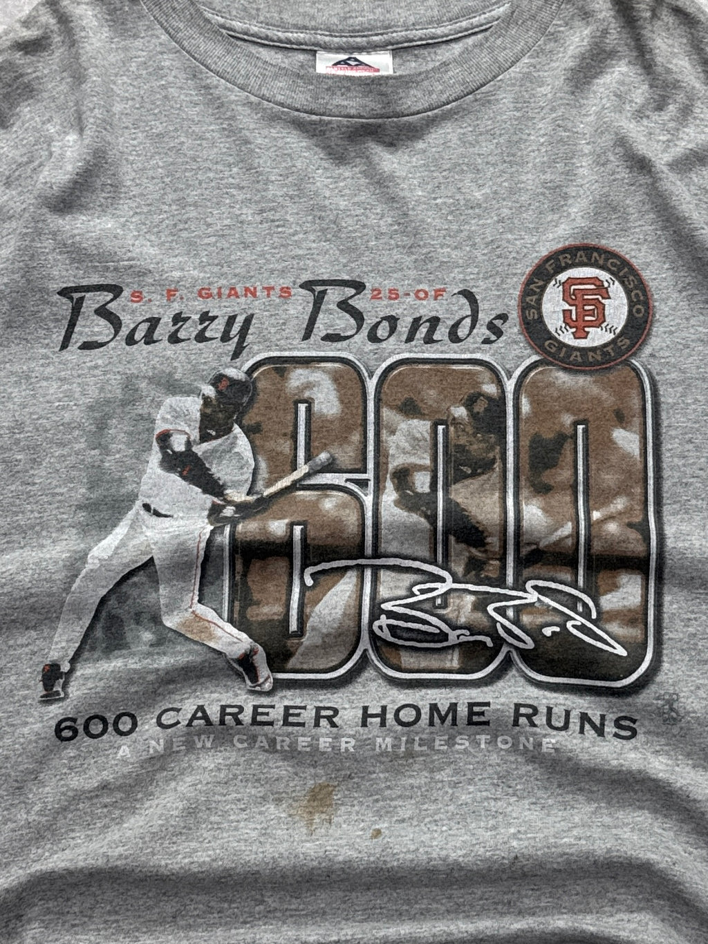 Vintage 2000s San Francisco Giants “Barry Bonds” MLB Player Tee (XXL)