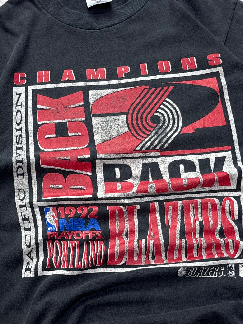 Vintage 1992 Portland Trailblazers NBA Champions Tee (L)