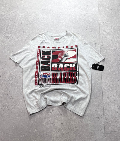 Vintage 1992 Portland Trailblazers NBA Champions Tee (L)
