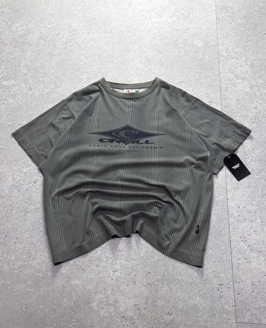 Vintage 90s O’Neill Striped Surfwear Tee (M)