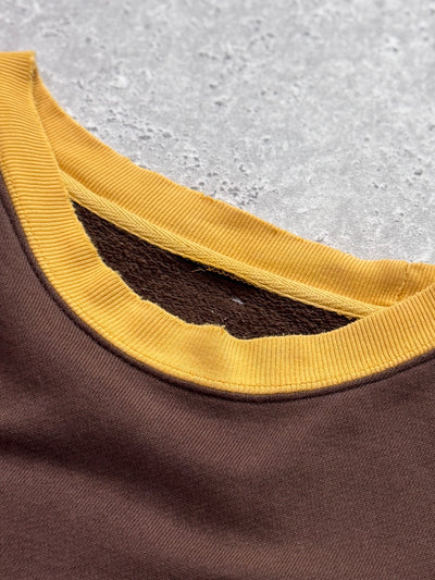 Vintage 2000s Stussy Spellout Raglan Sweater (M)