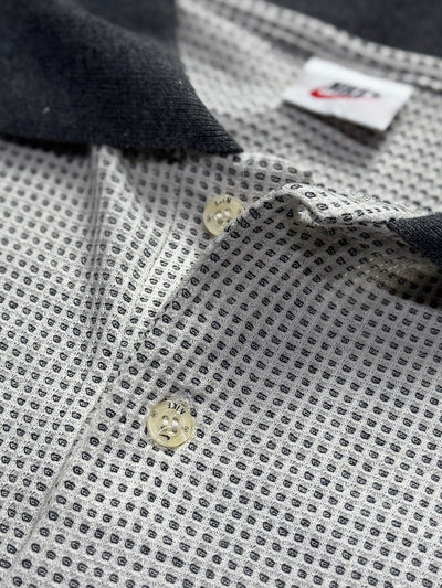 Vintage 90s Nike Waffle Polo Shirt (XL)