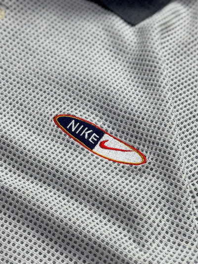 Vintage 90s Nike Waffle Polo Shirt (XL)