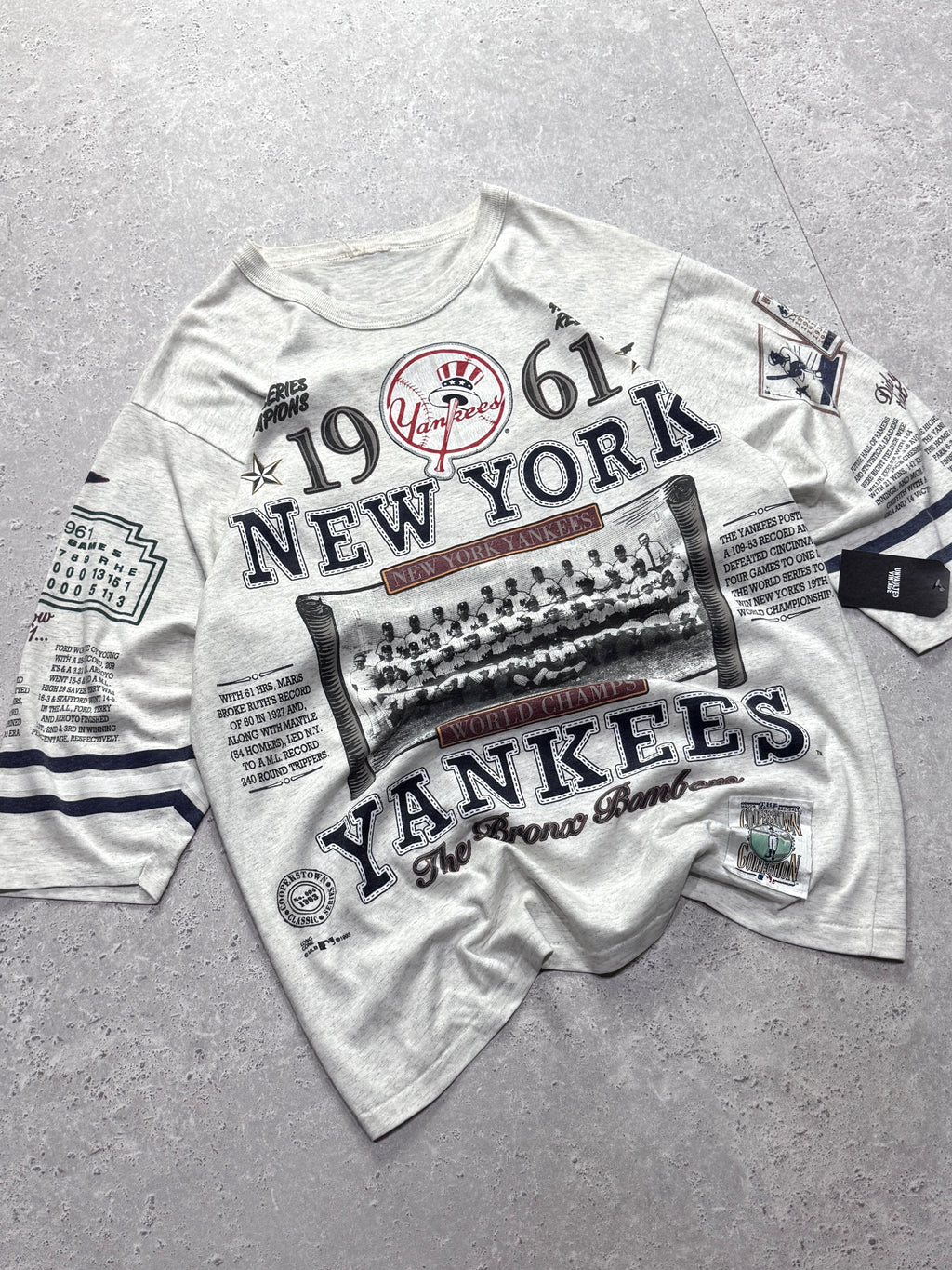 Vintage 1993 New York Yankees MLB 3/4 Sleeve Tee (XL)