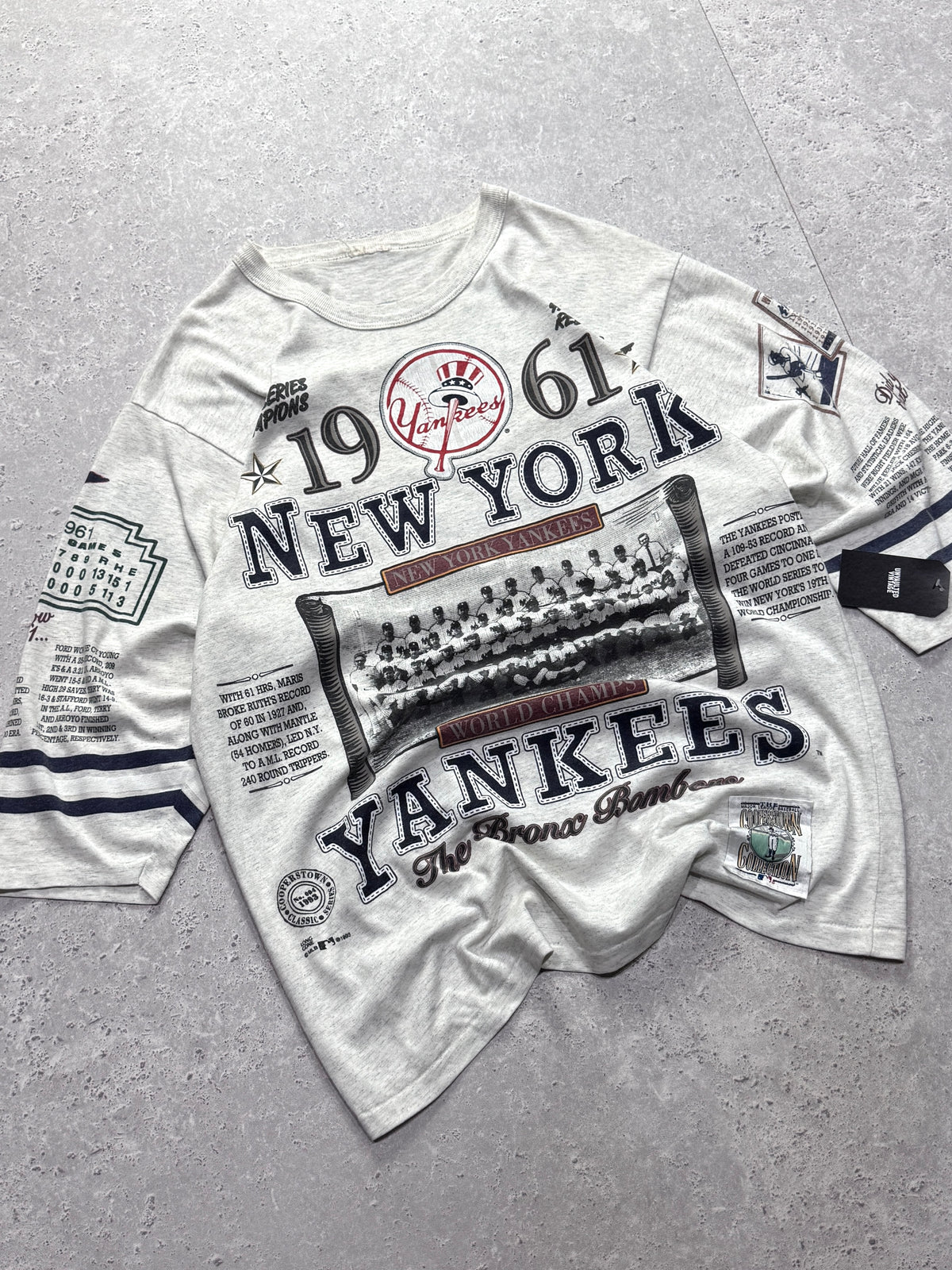 Vintage 1993 New York Yankees MLB 3/4 Sleeve Tee (XL)