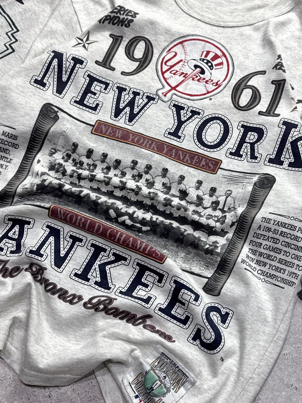 Vintage 1993 New York Yankees MLB 3/4 Sleeve Tee (XL)