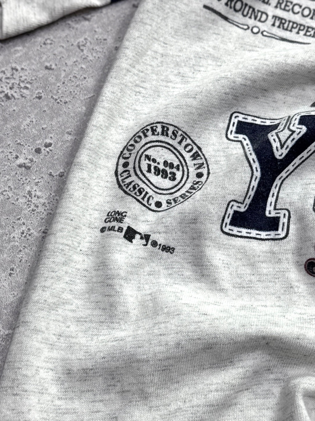 Vintage 1993 New York Yankees MLB 3/4 Sleeve Tee (XL)