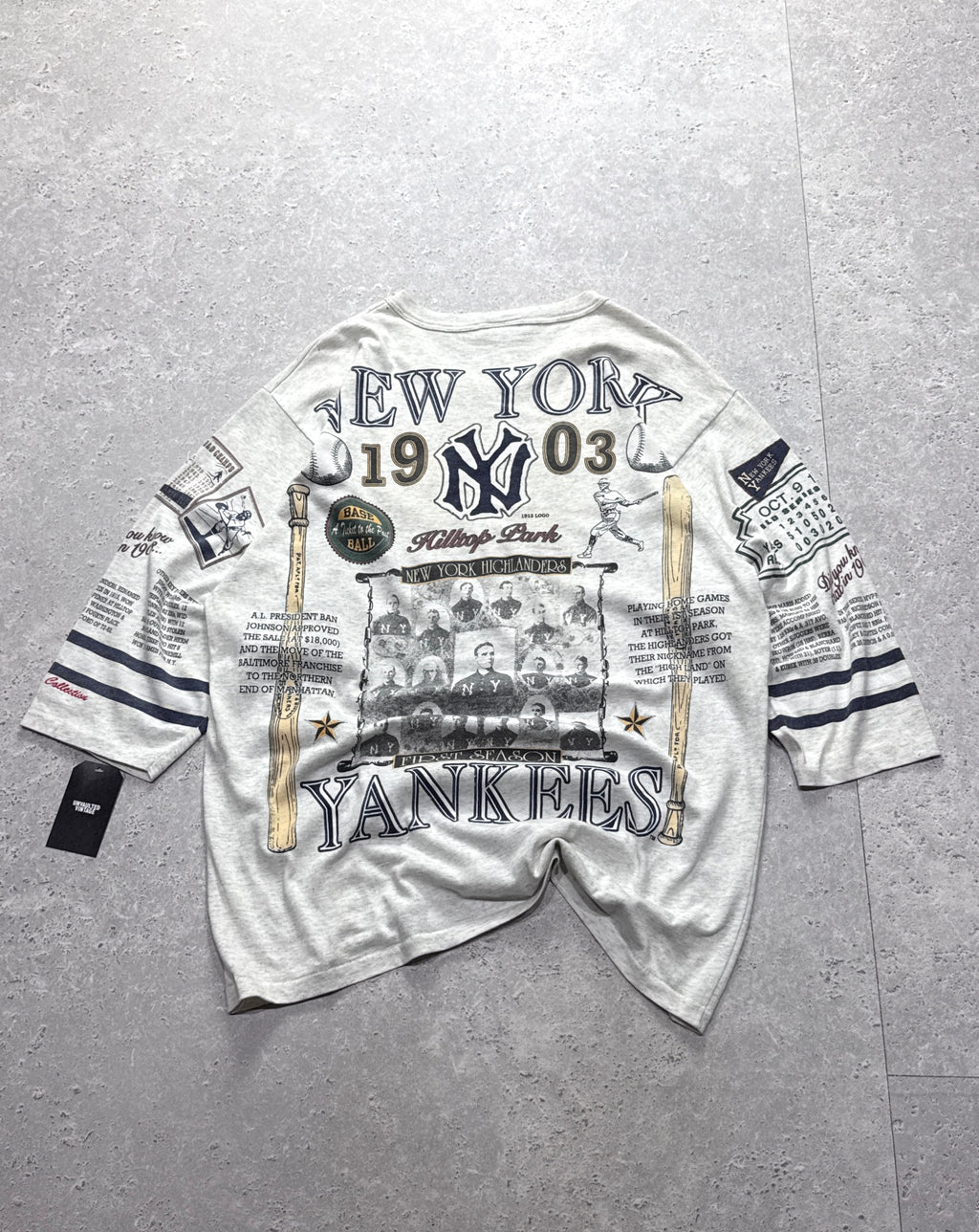 Vintage 1993 New York Yankees MLB 3/4 Sleeve Tee (XL)
