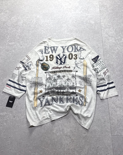 Vintage 1993 New York Yankees MLB 3/4 Sleeve Tee (XL)