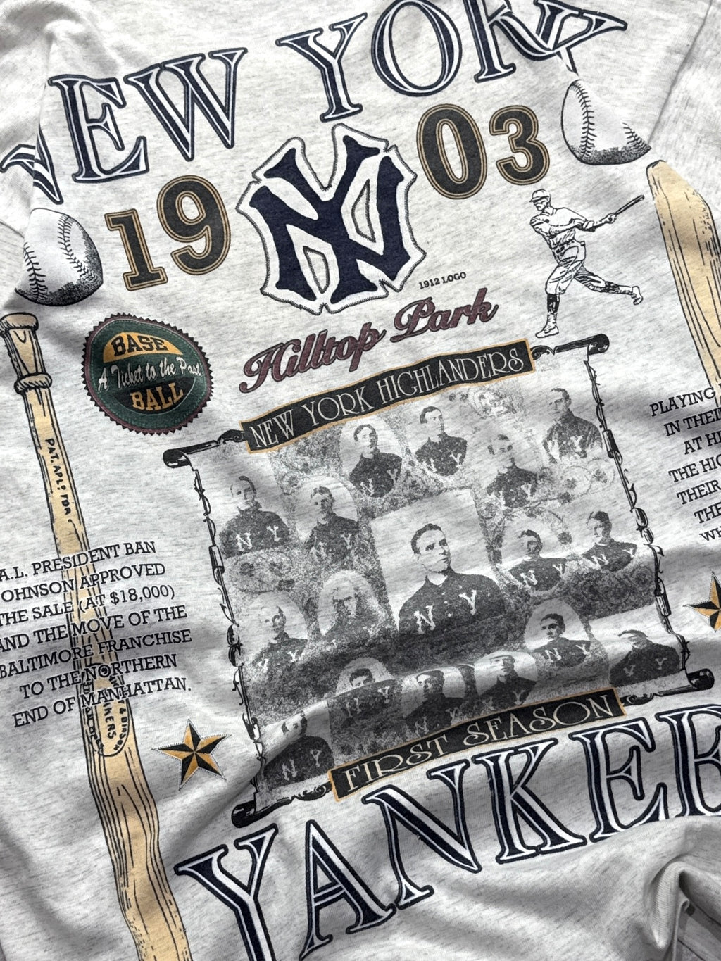 Vintage 1993 New York Yankees MLB 3/4 Sleeve Tee (XL)