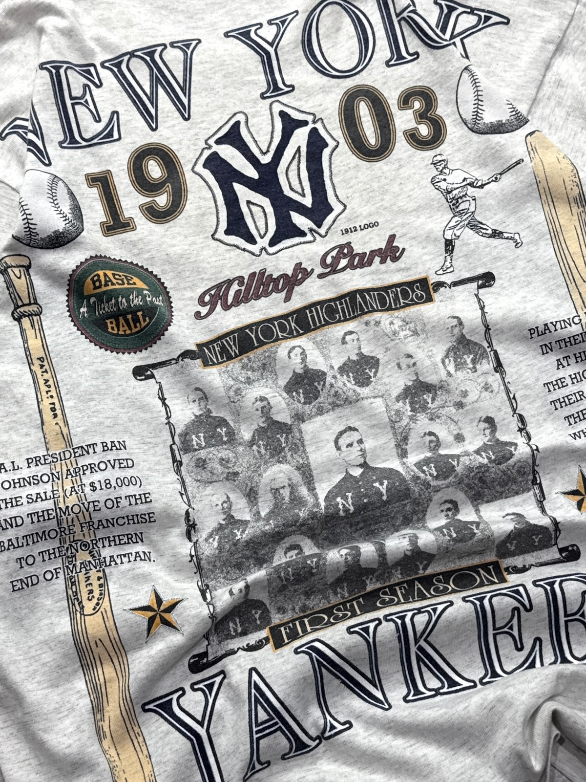 Vintage 1993 New York Yankees MLB 3/4 Sleeve Tee (XL)