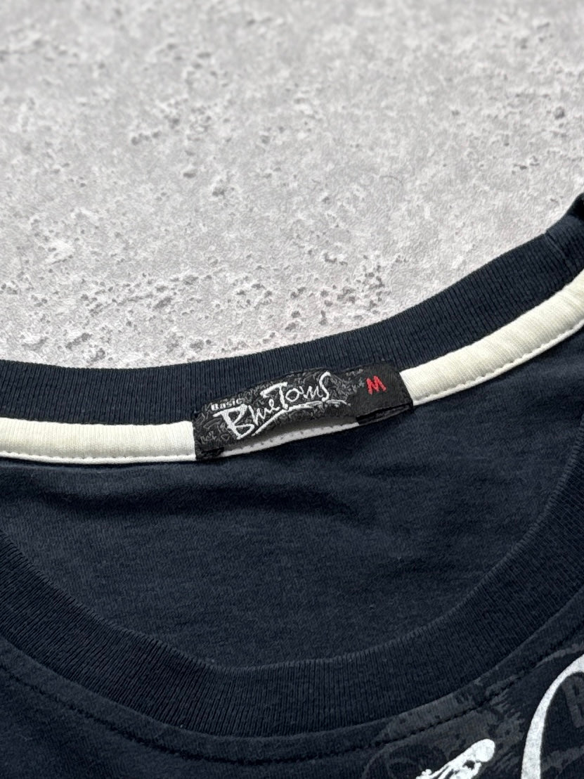 Vintage Y2K Graphic Long Sleeve Tee (M)