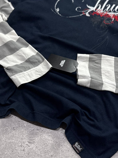 Vintage Y2K Graphic Long Sleeve Tee (M)