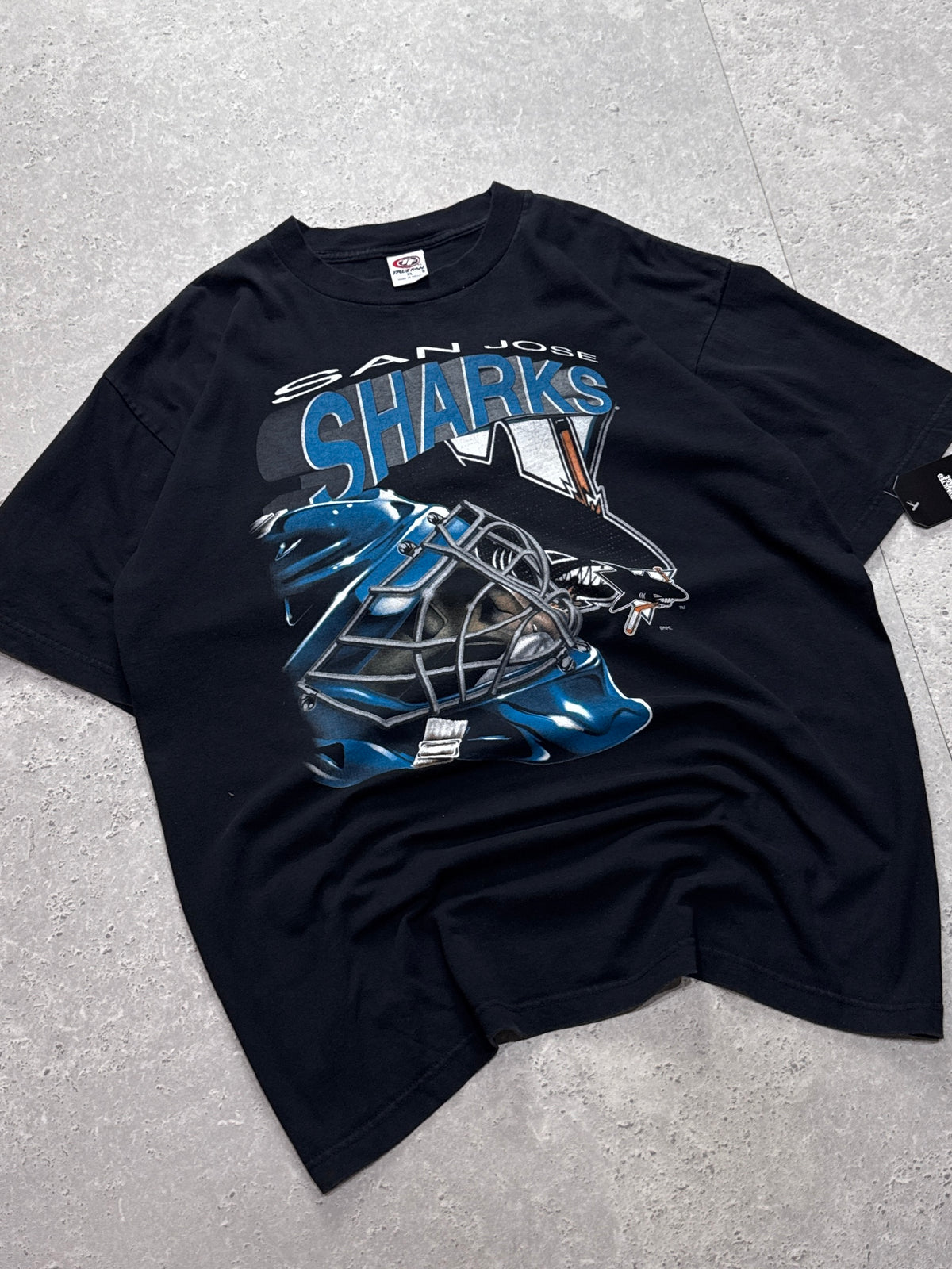 Vintage 90s San Jose Sharks NHL Tee (XL)