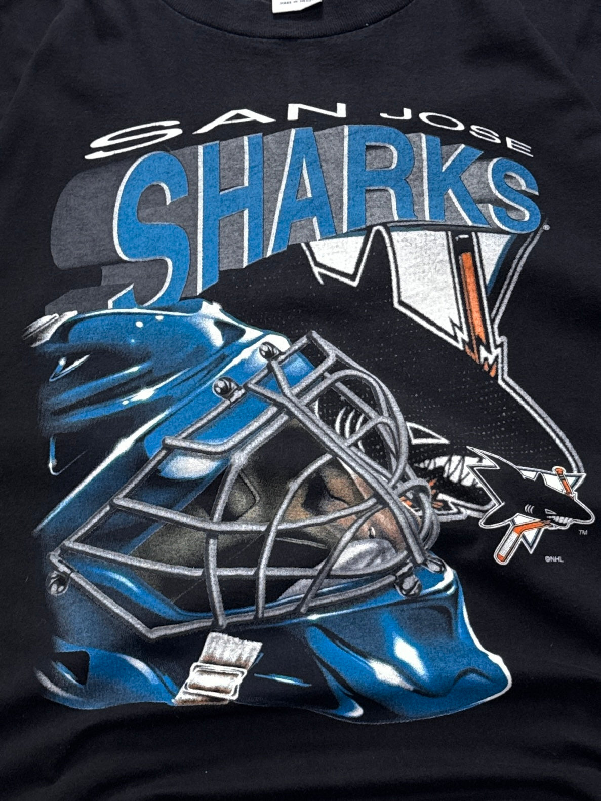 Vintage 90s San Jose Sharks NHL Tee (XL)