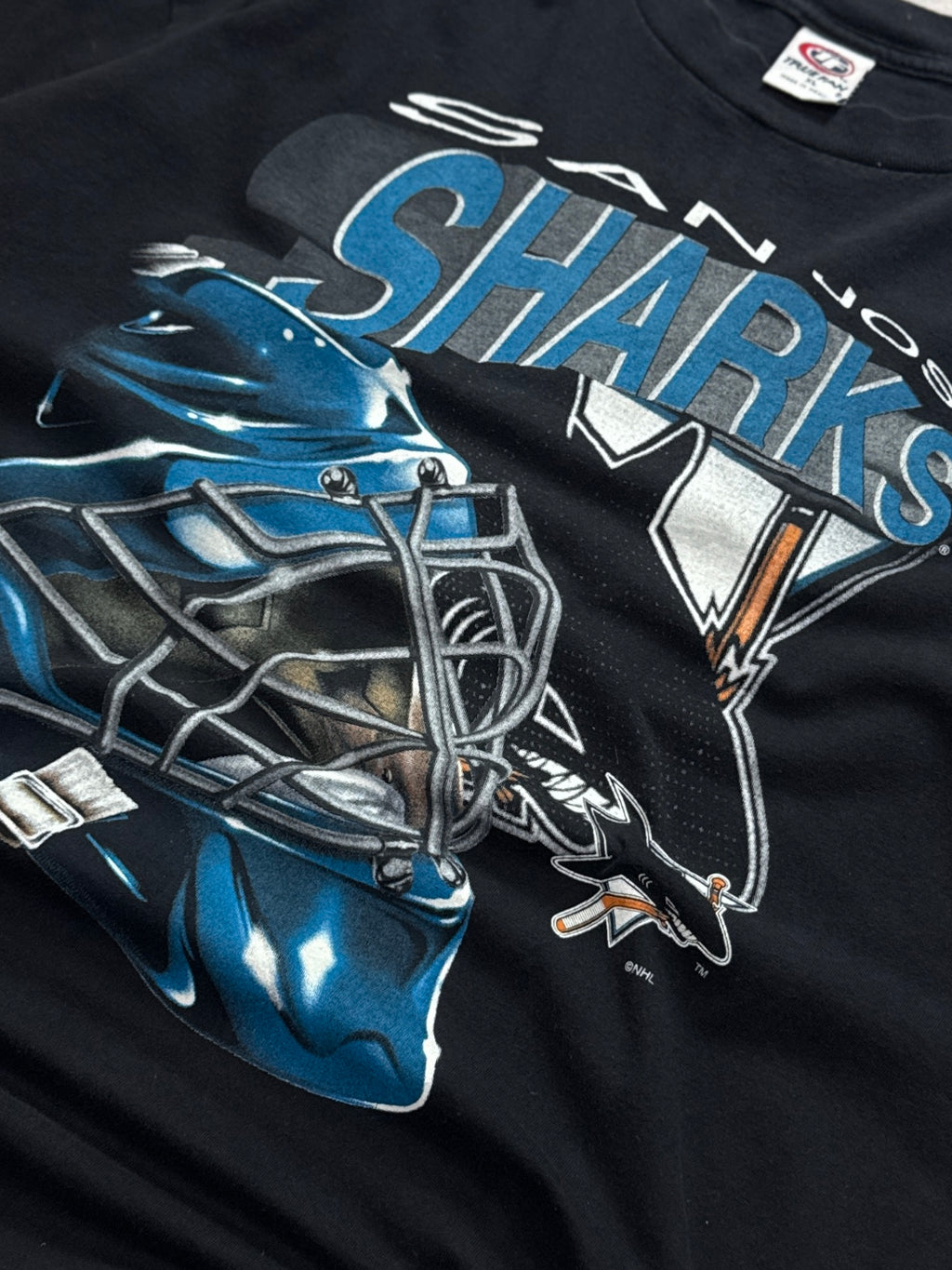 Vintage 90s San Jose Sharks NHL Tee (XL)