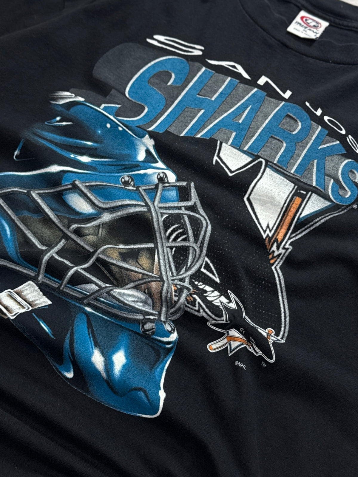 Vintage 90s San Jose Sharks NHL Tee (XL)