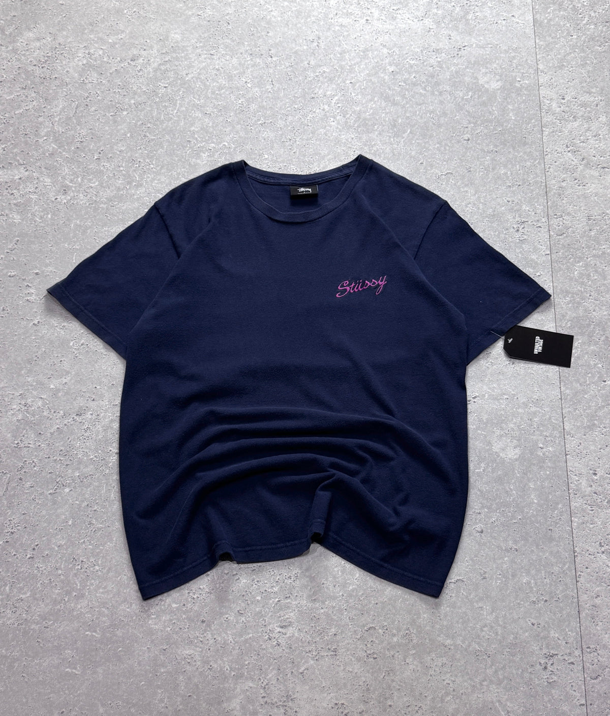 Vintage 2000s Stussy Embroidered Tee (S)