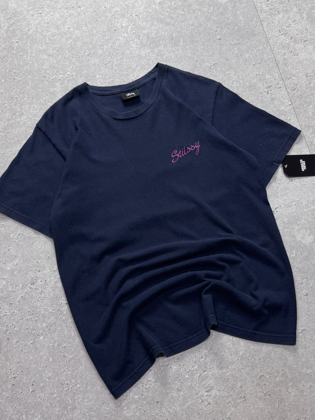 Vintage 2000s Stussy Embroidered Tee (S)
