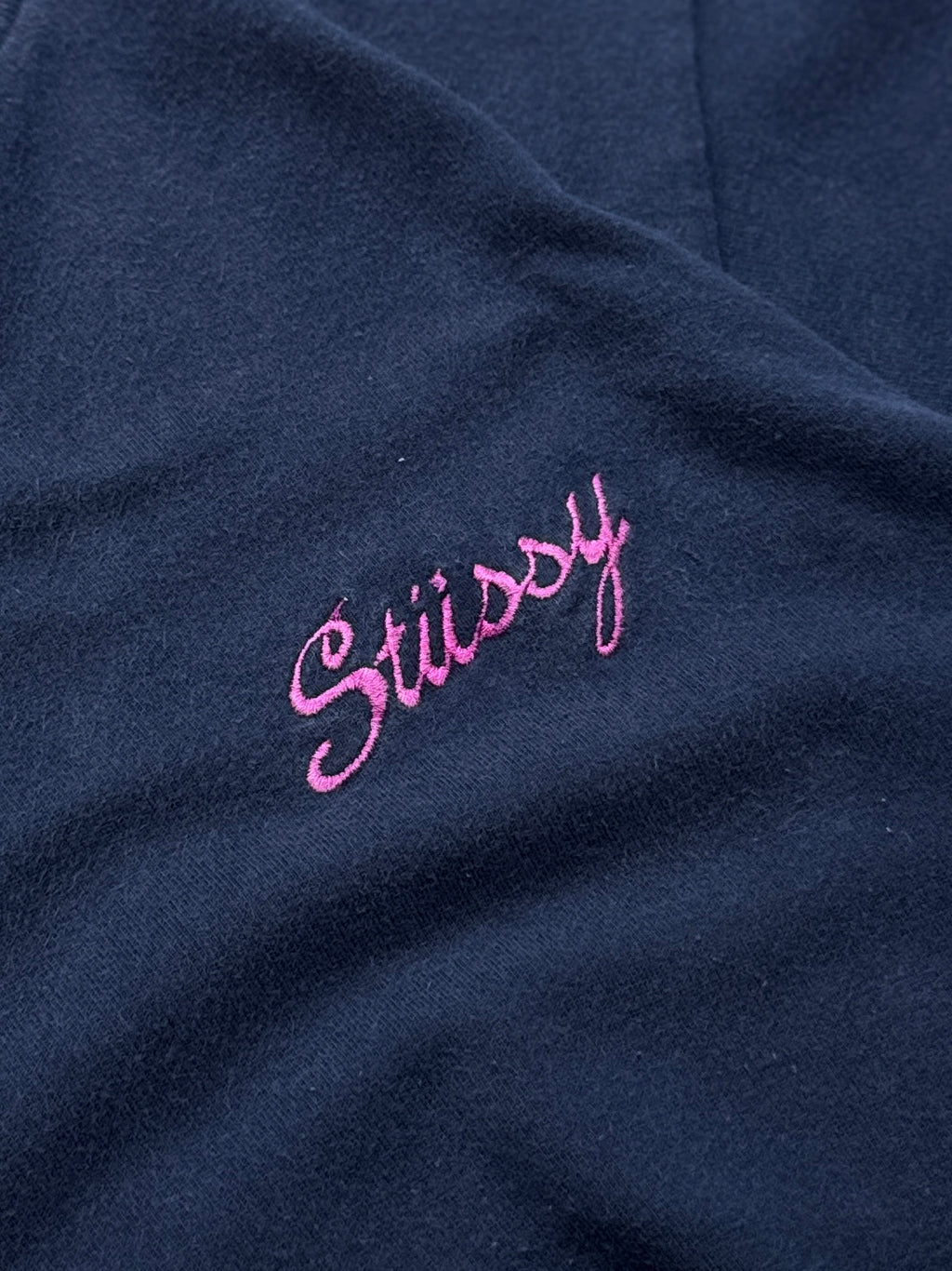 Vintage 2000s Stussy Embroidered Tee (S)