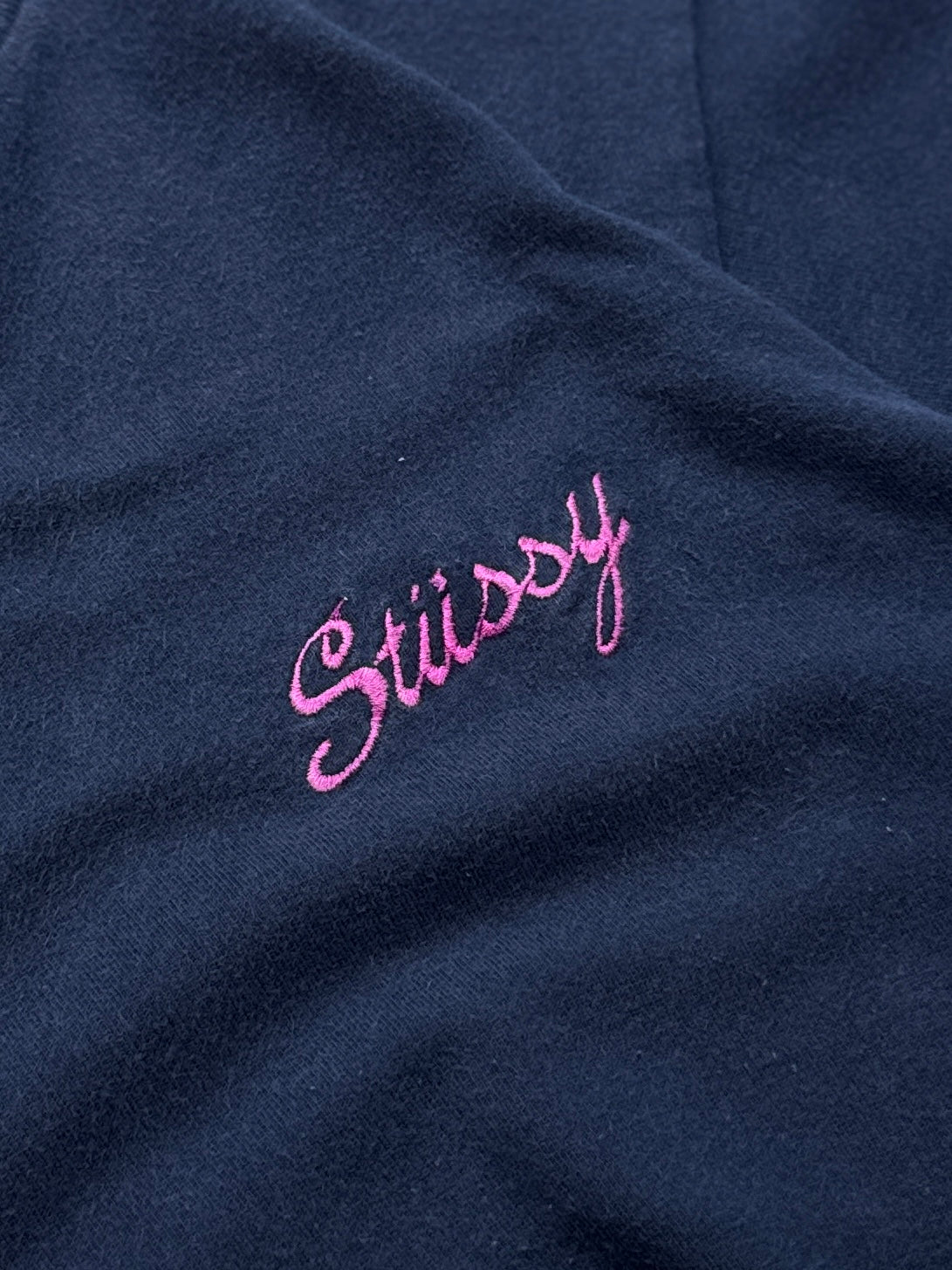 Vintage 2000s Stussy Embroidered Tee (S)