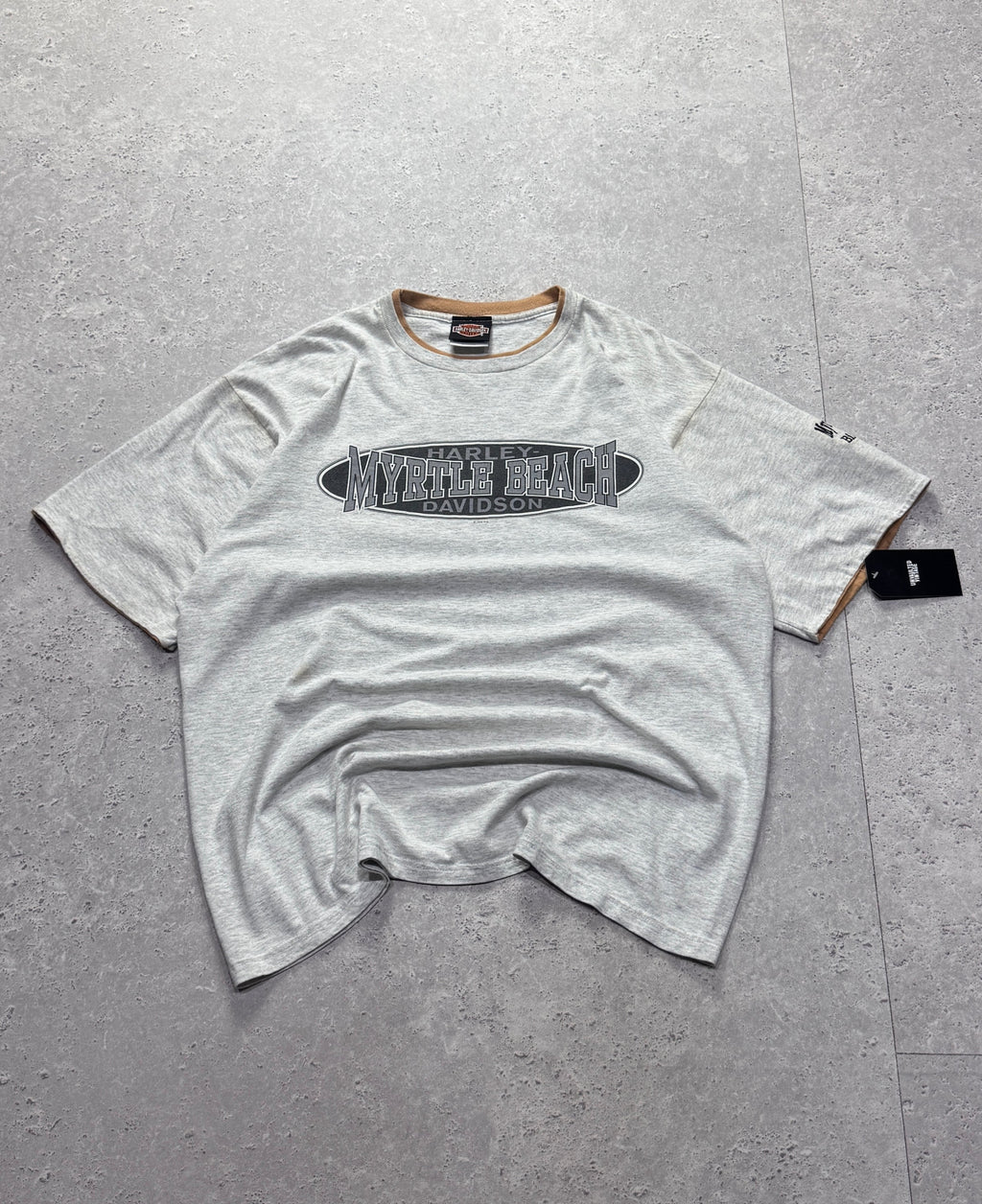 Vintage 90s Harley Davidson Bike Week Two Tone Tee (XL)