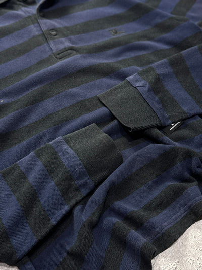 Vintage Burberry Striped Rugby Sweater (S)