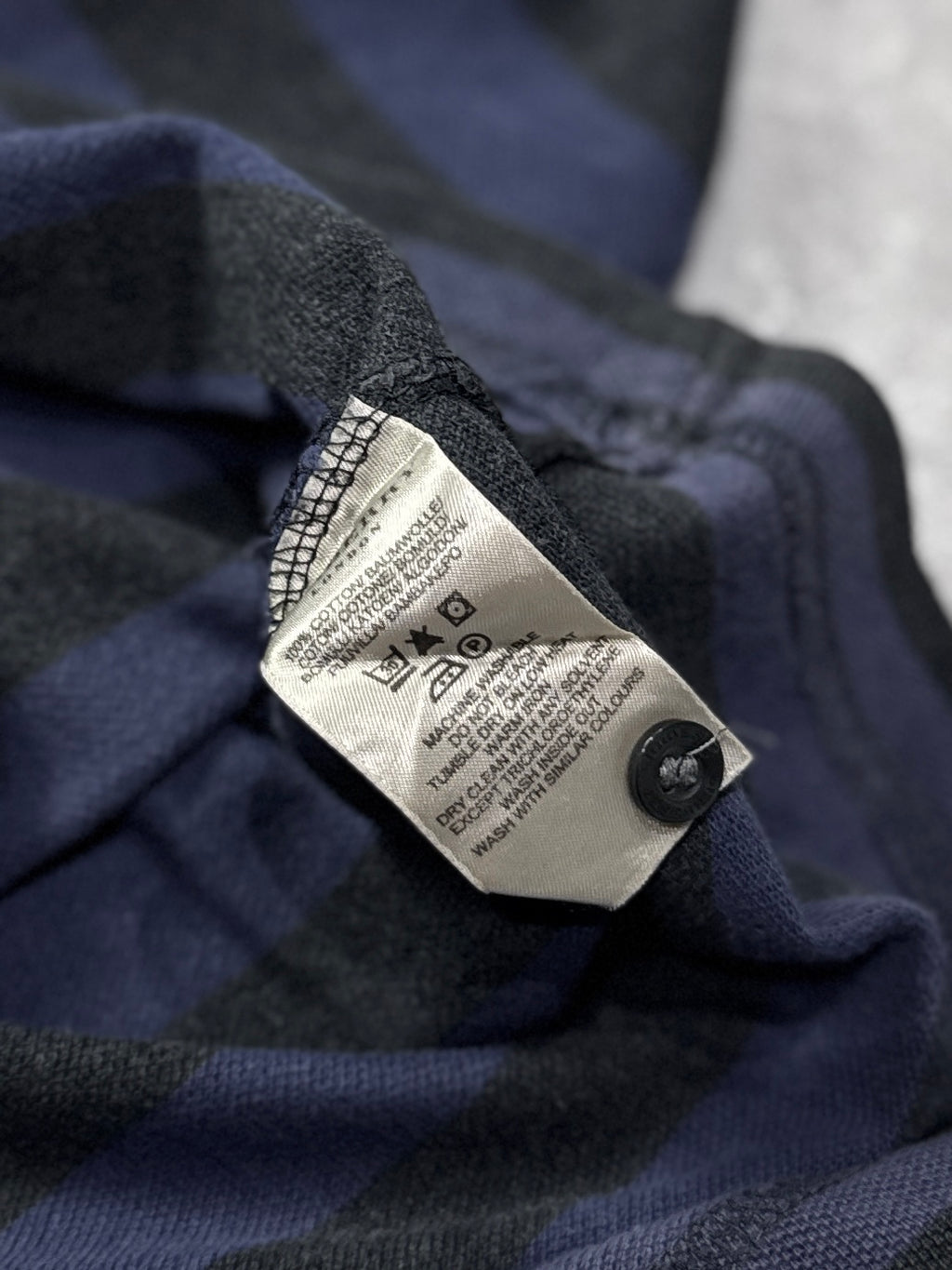Vintage Burberry Striped Rugby Sweater (S)
