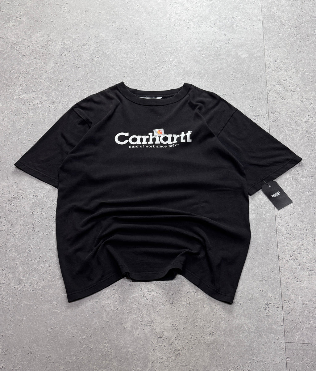 Vintage 2000s Carhartt  Black Logo Tee (L)