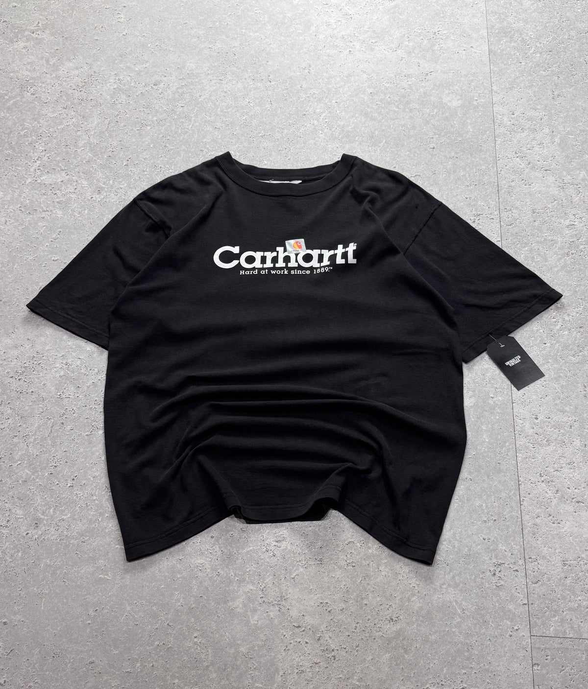 Vintage 2000s Carhartt  Black Logo Tee (L)