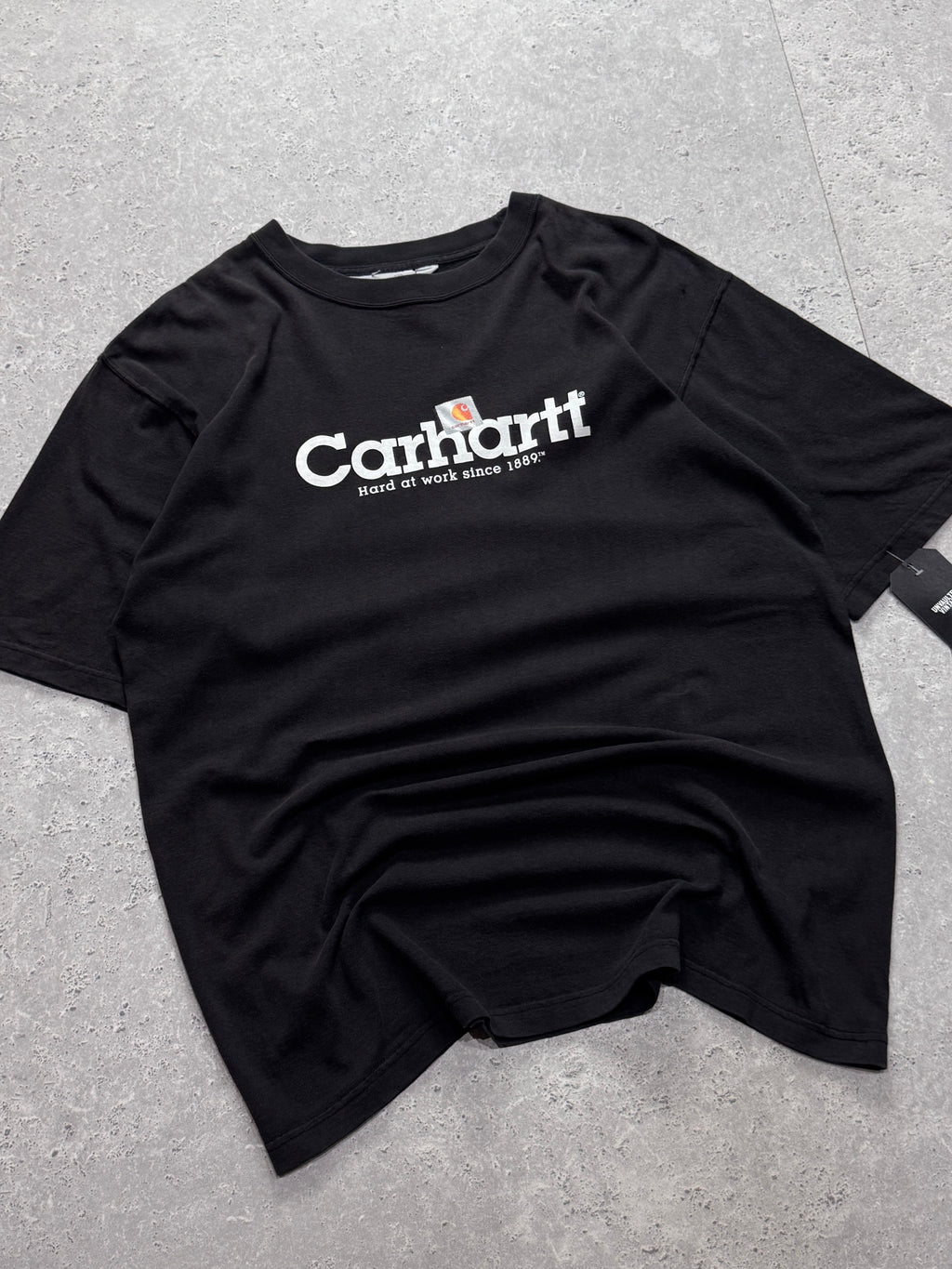Vintage 2000s Carhartt  Black Logo Tee (L)