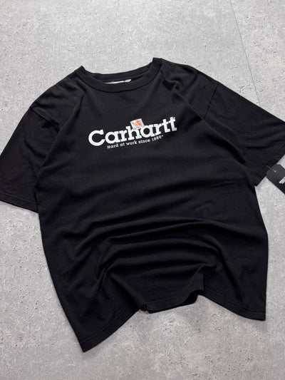 Vintage 2000s Carhartt  Black Logo Tee (L)