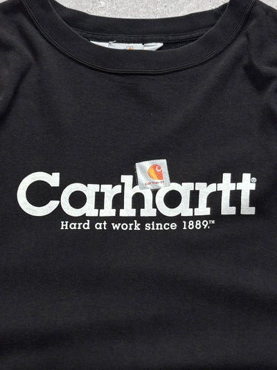 Vintage 2000s Carhartt  Black Logo Tee (L)