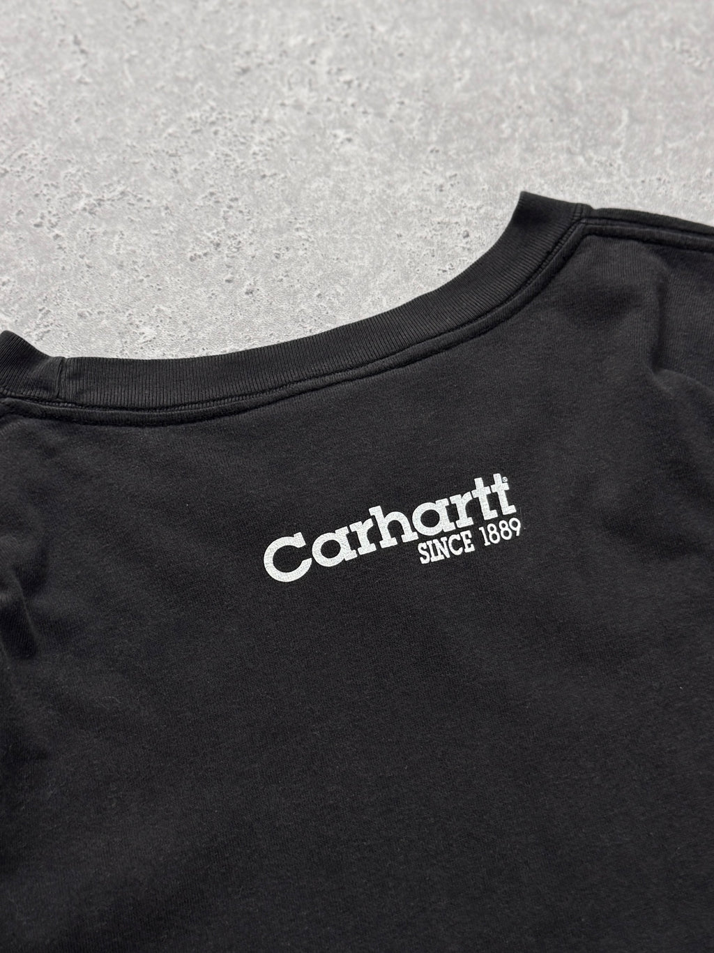 Vintage 2000s Carhartt  Black Logo Tee (L)