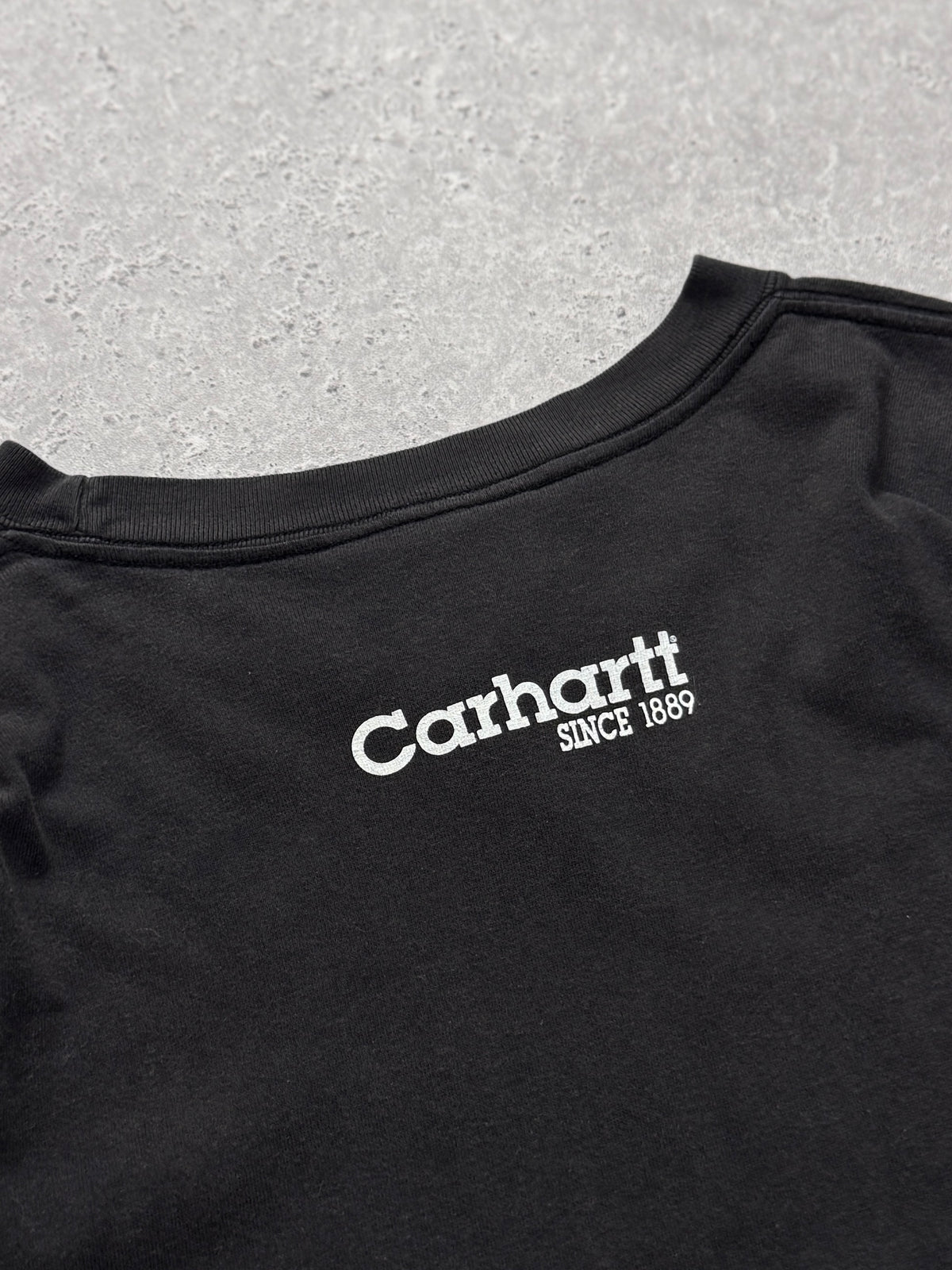 Vintage 2000s Carhartt  Black Logo Tee (L)