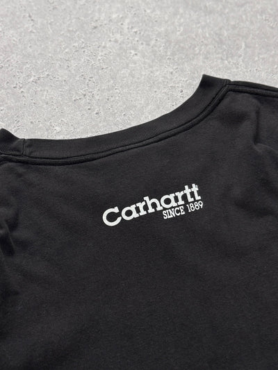 Vintage 2000s Carhartt  Black Logo Tee (L)