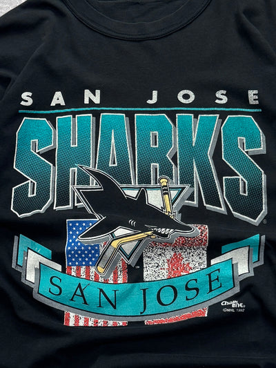 Vintage 90s San Jose Sharks NHL Tee (M)