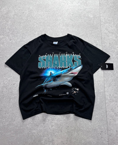 Vintage 1992 Salem X San Jose Sharks NHL Graphic Tee (M)