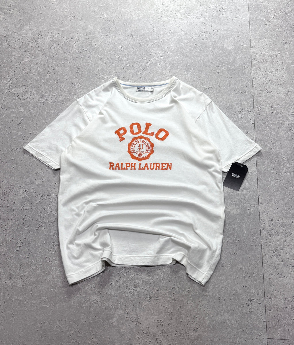 Vintage 2000s Polo Ralph Lauren Spellout Tee (L)