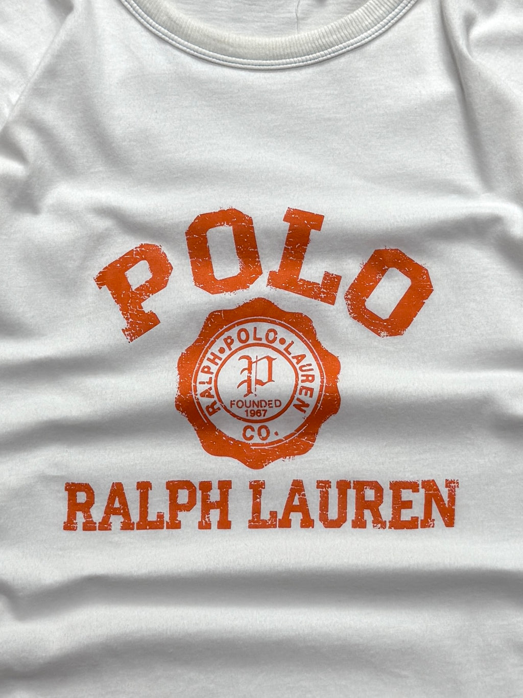Vintage 2000s Polo Ralph Lauren Spellout Tee (L)