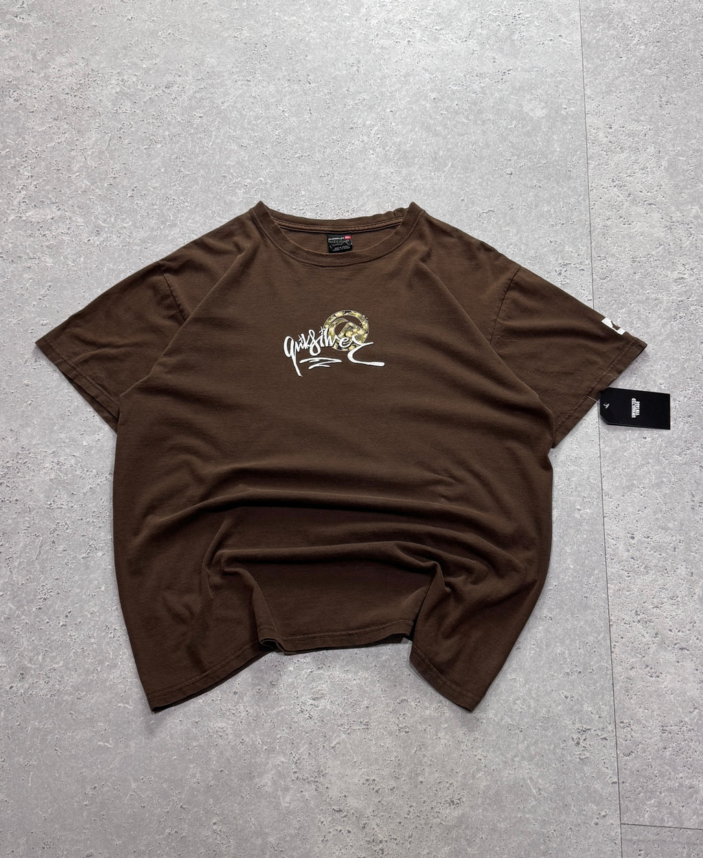 Vintage 2000s Quiksilver Surfwear Logo Tee (L)