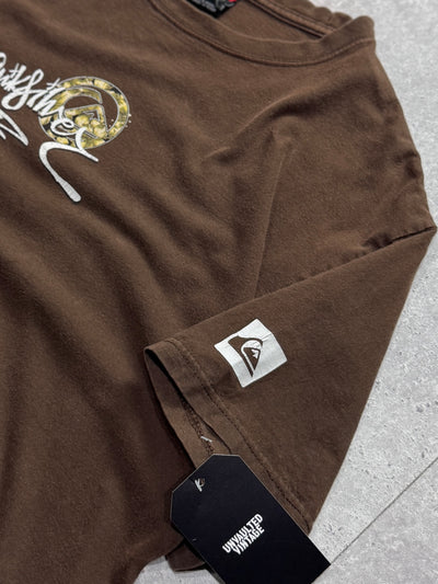 Vintage 2000s Quiksilver Surfwear Logo Tee (L)