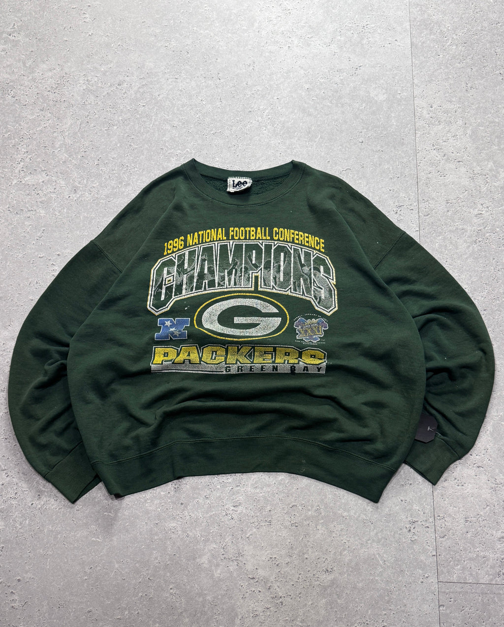 Vintage 1996 Greenbay Packers NFL Super Bowl Sweater (XL)