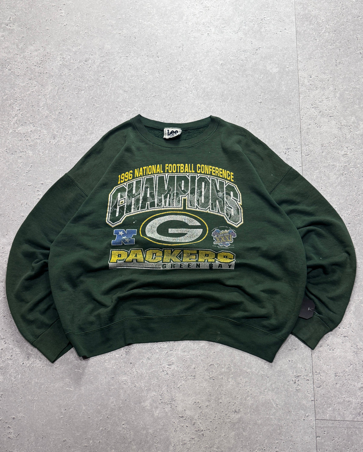 Vintage 1996 Greenbay Packers NFL Super Bowl Sweater (XL)