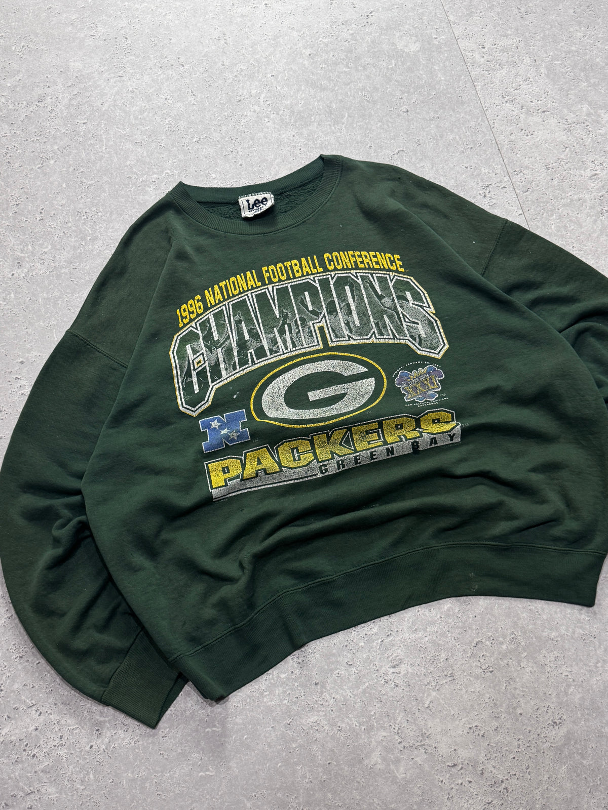 Vintage 1996 Greenbay Packers NFL Super Bowl Sweater (XL)
