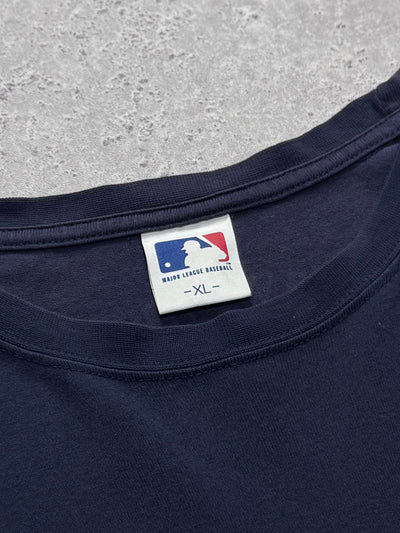 Vintage 2000s New York Yankees Navy Long Sleeve Tee (XL)