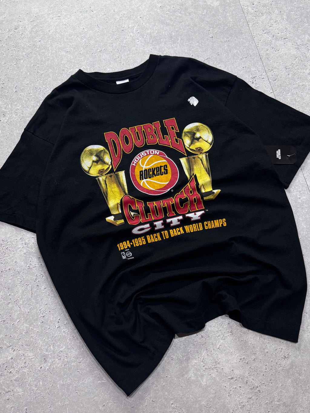 Vintage 1994/95 Houston Rockets NBA Championship Tee (XXL)