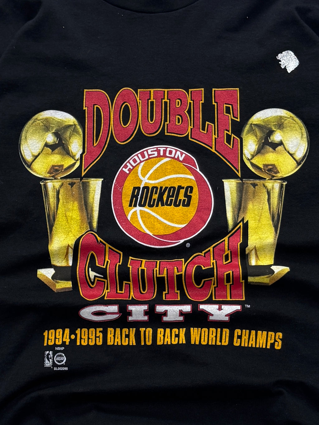 Vintage 1994/95 Houston Rockets NBA Championship Tee (XXL)